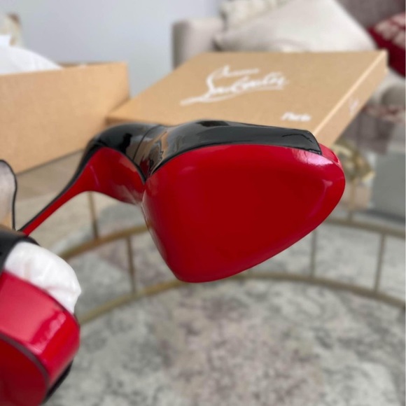 Louboutin NEW VERY PRIVE 120 PATENT NTW - RELISTED - Picture 4 of 14